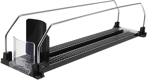 Miniatura 10 de Organizador de bebidas para nevera, organizador de latas de botellas de refrigerador, organizador de bebidas, empujador de reabastecimiento