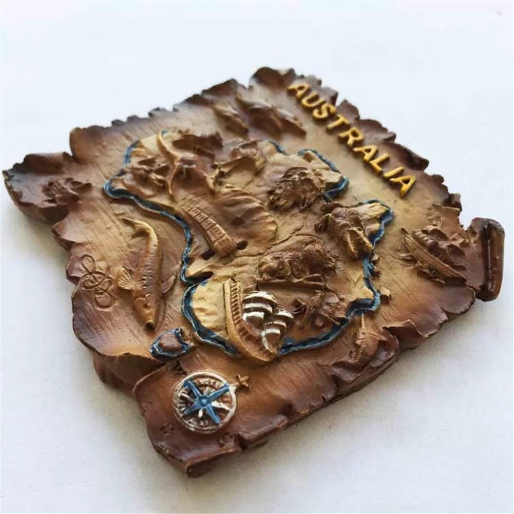 Mongolfiera Bandiera Australia – Calamita Da Frigo 3D In Resina, Fatta A Mano, Souvenir Da Collezione, Regalo Creativo