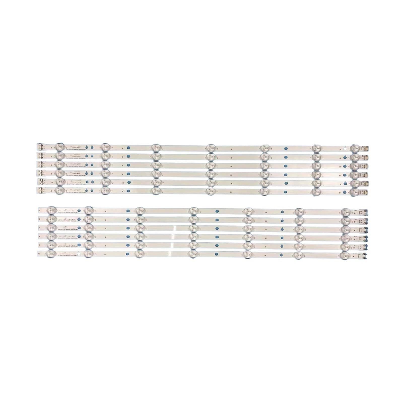 Kit De Bandes De Rétro-éclairage LED, 12 Pièces, For Samsung UN60J6200AF 2013SVS60 3228N1 D3GE-600SMA-R2 D3GE-600SMB-R1 BN96-29074A BN9629075A Lampes de remplacement pour téléviseur(1 set)