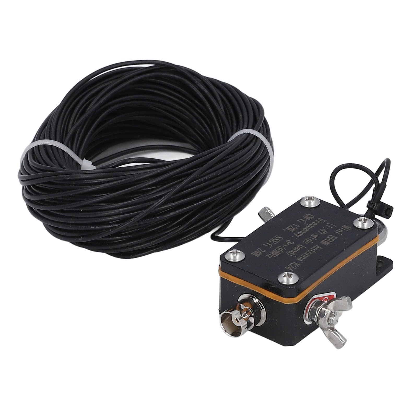 Półfalowa antena końcowa Mini antena EFHW 3-30MHz 1:49 Balun Standardowy interfejs do komunikacji radiowej
