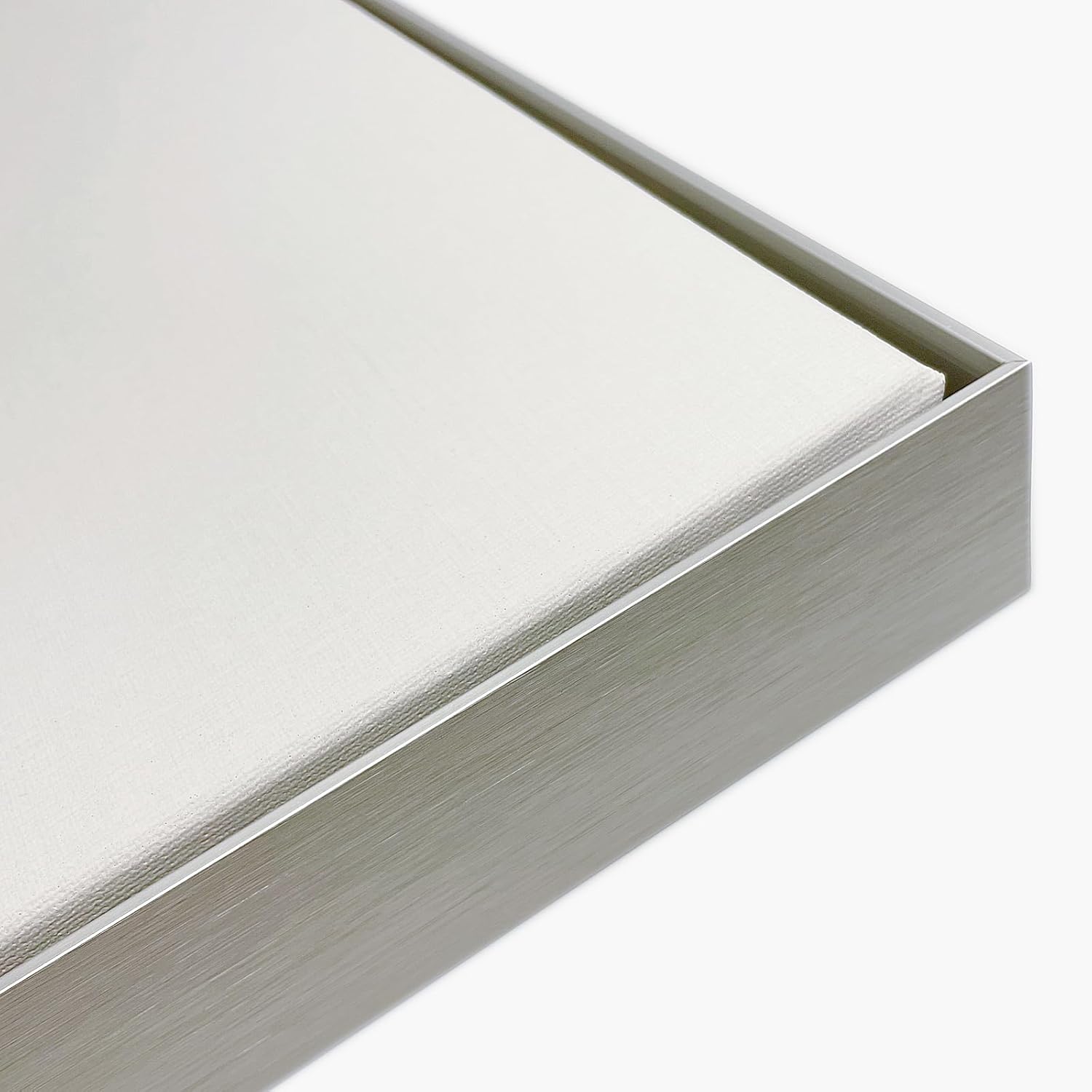 Canvas Floater Frame for 36x60 Oil Paintings Prints, 1.5” Deep DIY Metal Floating Frame for Portrait Landscape Art Show Gallery Wall Home Office Living Room Decor (Silver) 36x60" Silver