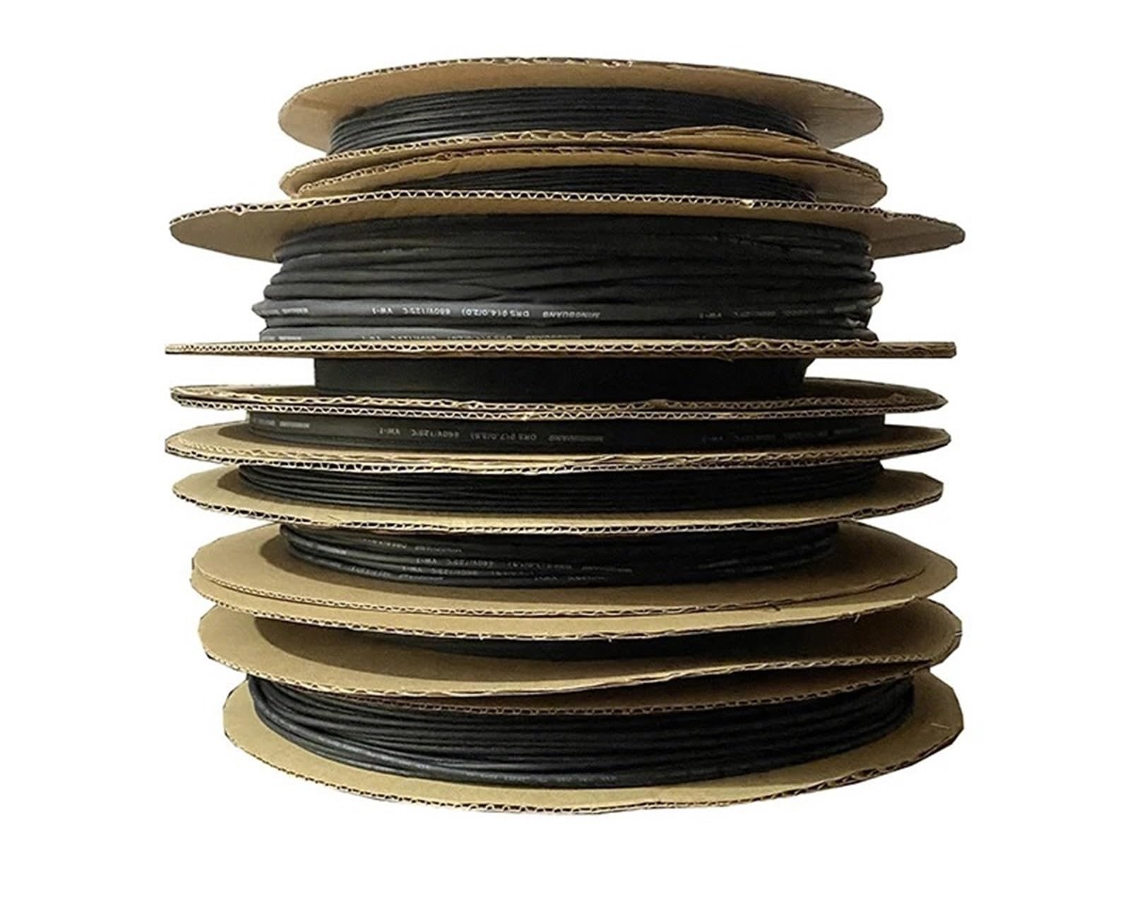200 Metri 2:1 Tubo Termoretraibile in Poliolefina Guaina Termorestringente Isolante Guaina for Cavo Nero Diametro 1/1.5/2/2.5/3/4mm(2.5mm)