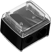 Vista 1 de minkissy Sacapuntas para la pluma de la ceja mini sacapuntas agujero doble para cosméticos