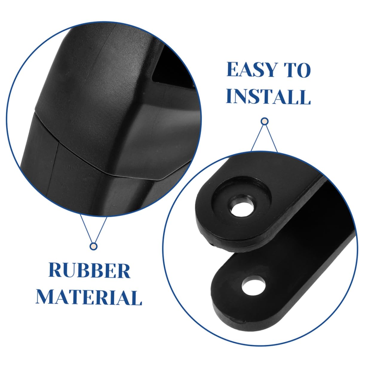 GALPADA 8 Sets Roller Skate Accessory Toe Guards Inline Skates Brake Block Pad Part Portable