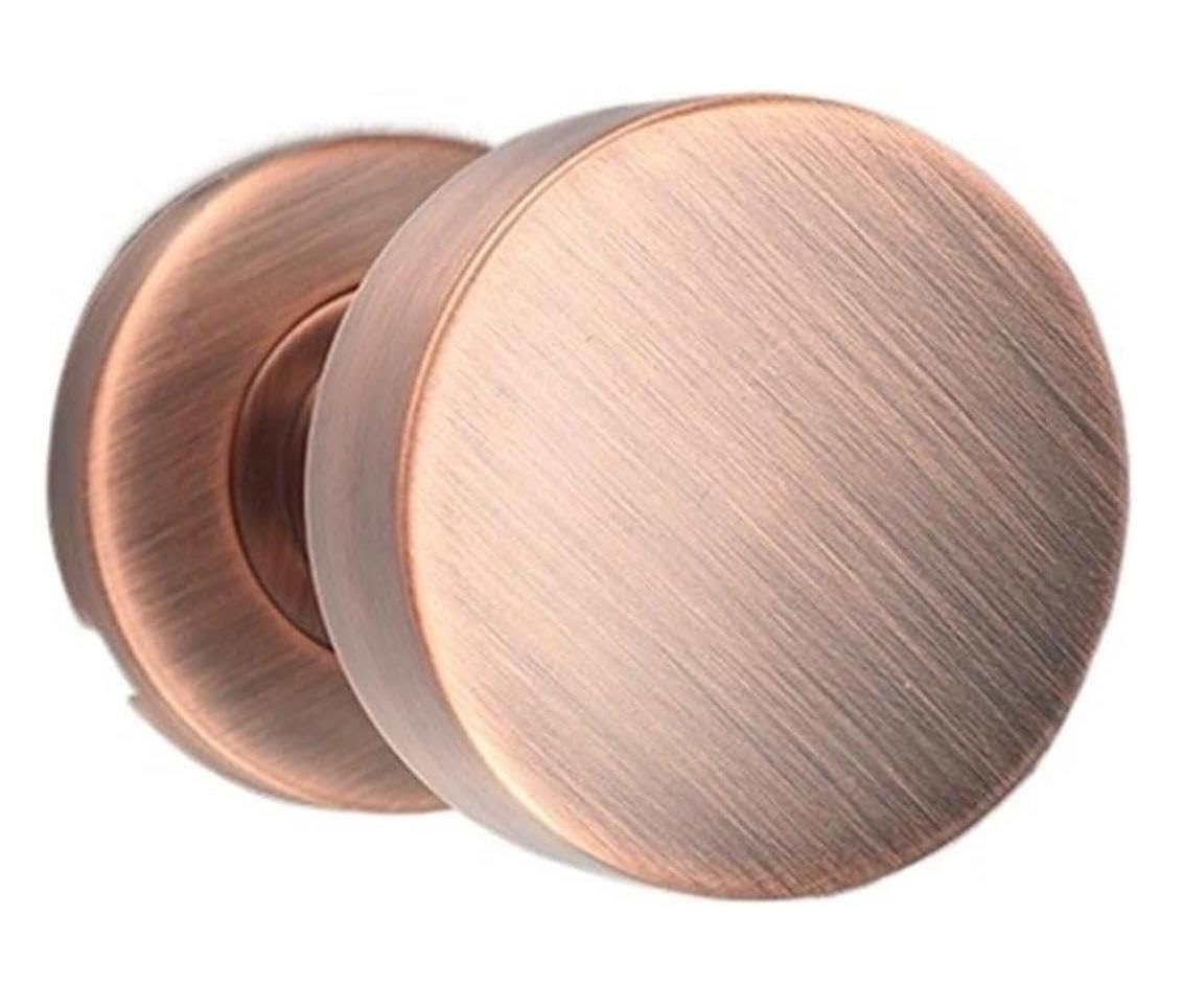 PBT-55 Round 304 Stainless Steel Invisible Door Handle, for Invisible door access door interior door cupboard door(Red Bronze Single Handle)