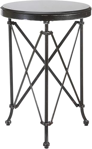 Miniatura 10 de Creative Co-Op Mesa redonda de metal de bronce Bronce,Negro/Mármol,Negro/Madera,https://www.amazon.com/dp/undefined