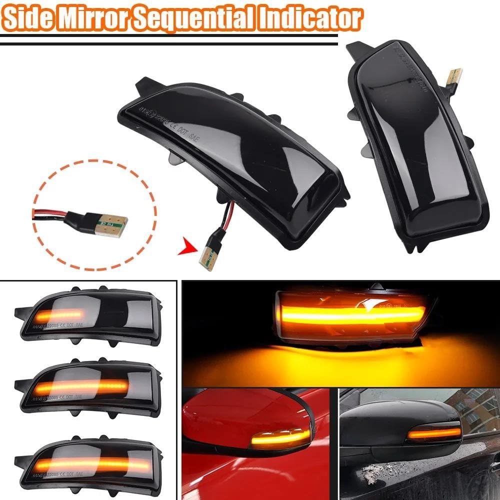 Indicatore Direzione Laterale Per Volvo Per C30 Per C70 Per S40 Per V40 Per V50 Per V70 Per S60 Lampeggiatore Dinamico Indicatori Direzione Specchietto Lampeggianti