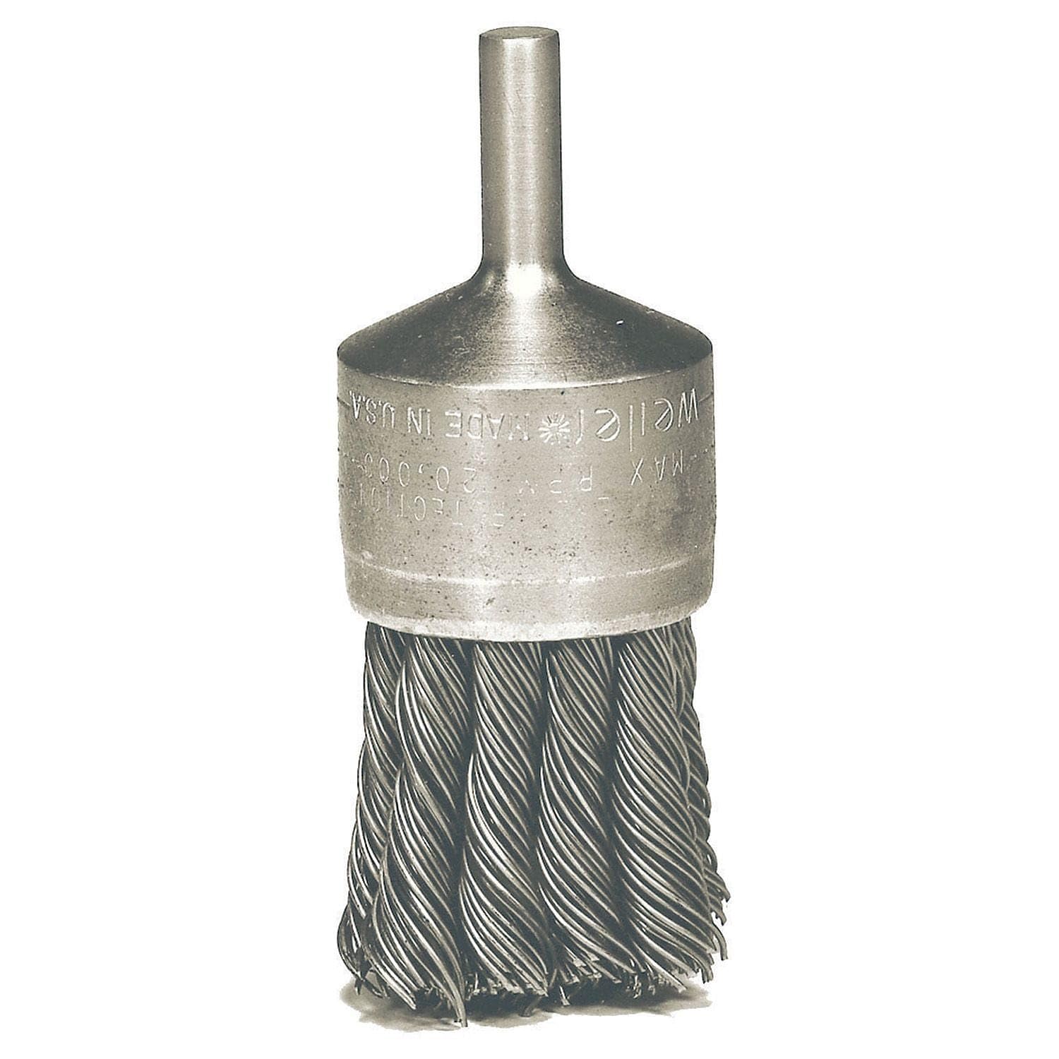 Knot Wire End Wire Brush, Steel, 1-1/8