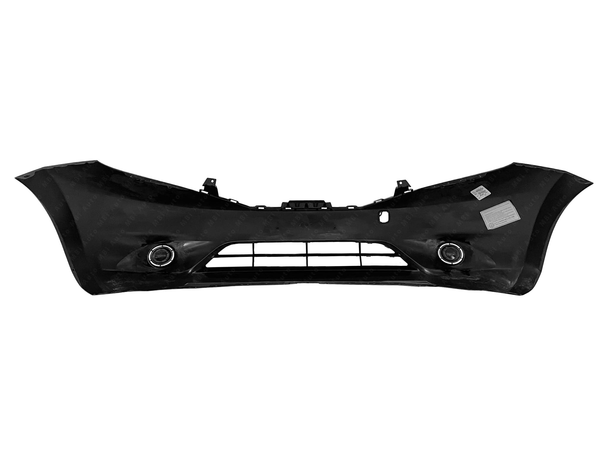 MBI AUTO - Primered, Front Bumper Cover Replacement Fascia for 2014 2015 Nissan Versa Note Hatchback 14 15, NI1000292