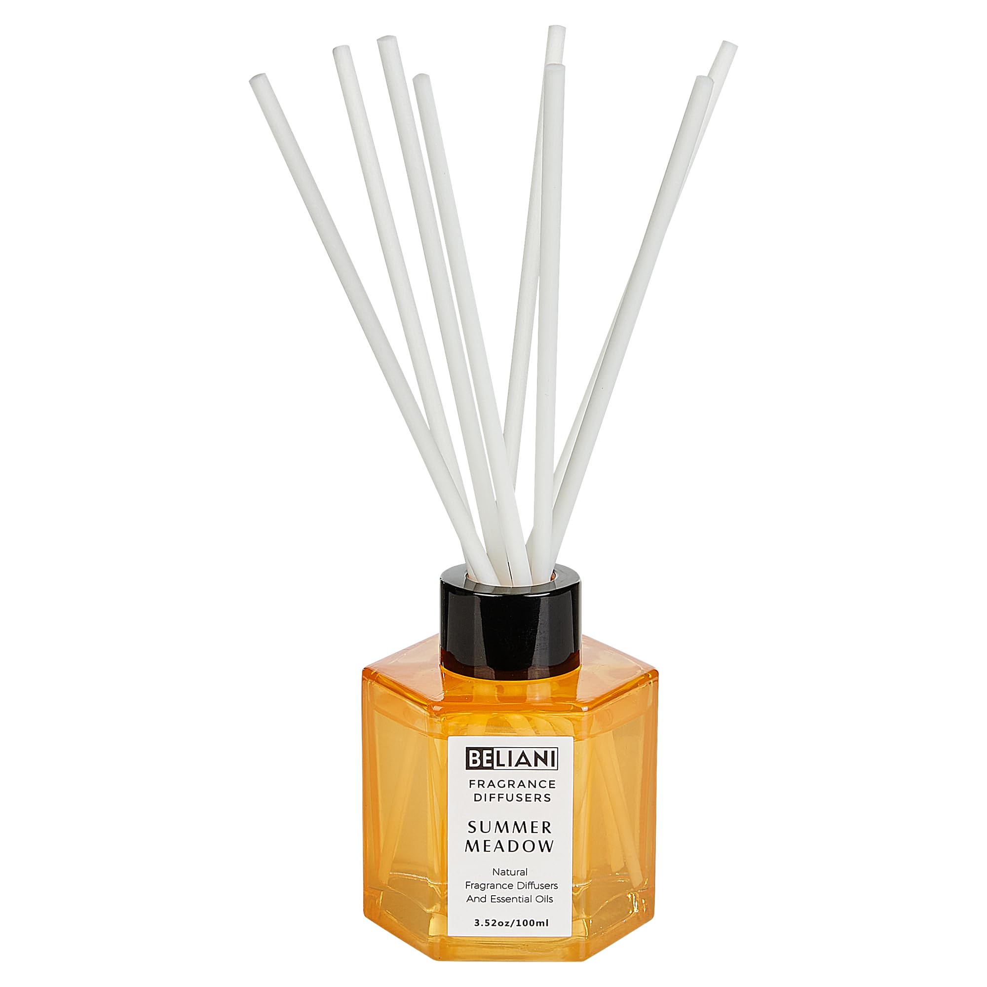 Conjunto de vela perfumada y difusor de varilla 100% cera de soja mecha de algodón vidrio fresco prado estival Classy Tint