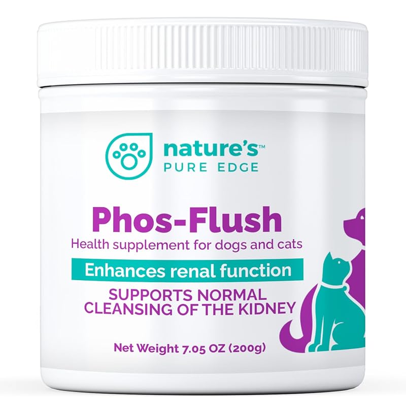 Quelante de fósforo em pó para gatos e cães Nature's Pure Edge, 200 g