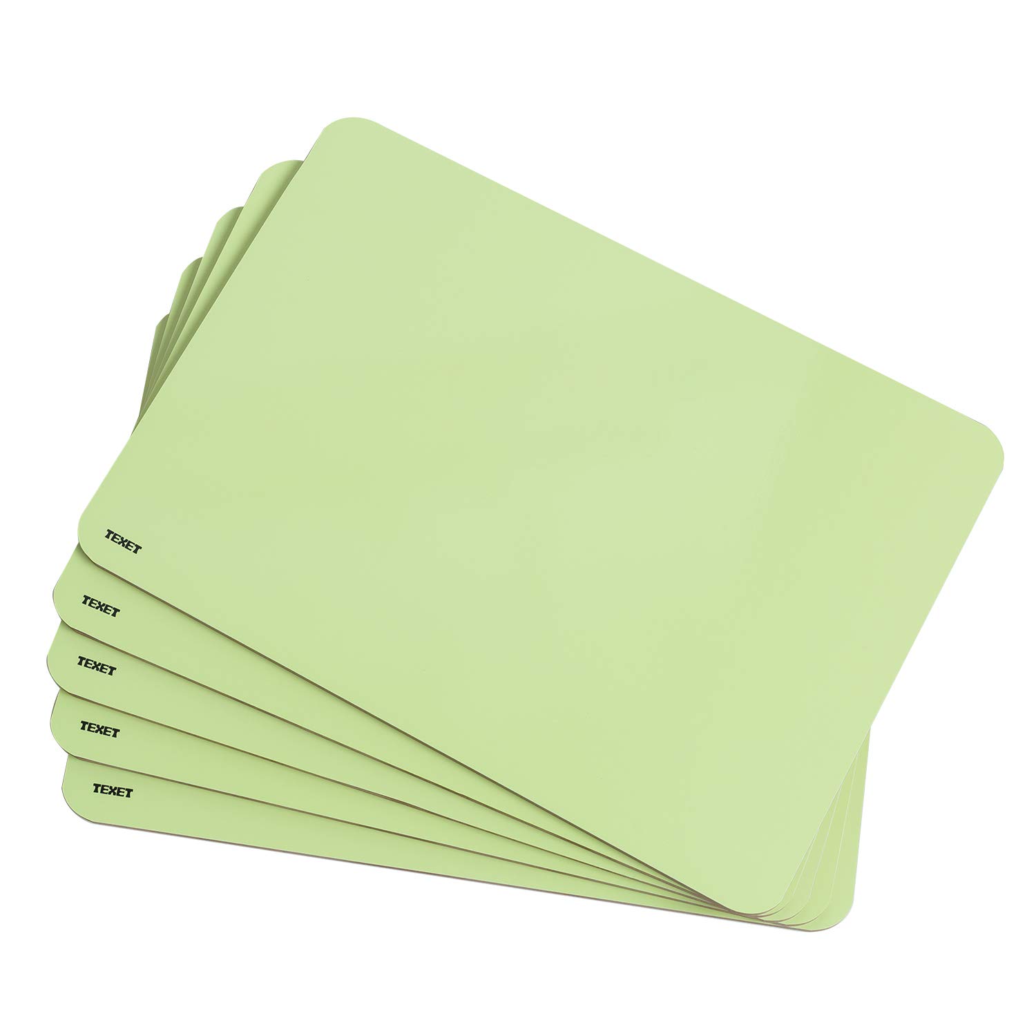 Texet | A4 | Plain Double-Sided Whiteboard | Green | Pack of 5 | Rigid Board | This Item was Awarded a Public Framework Contract 2019