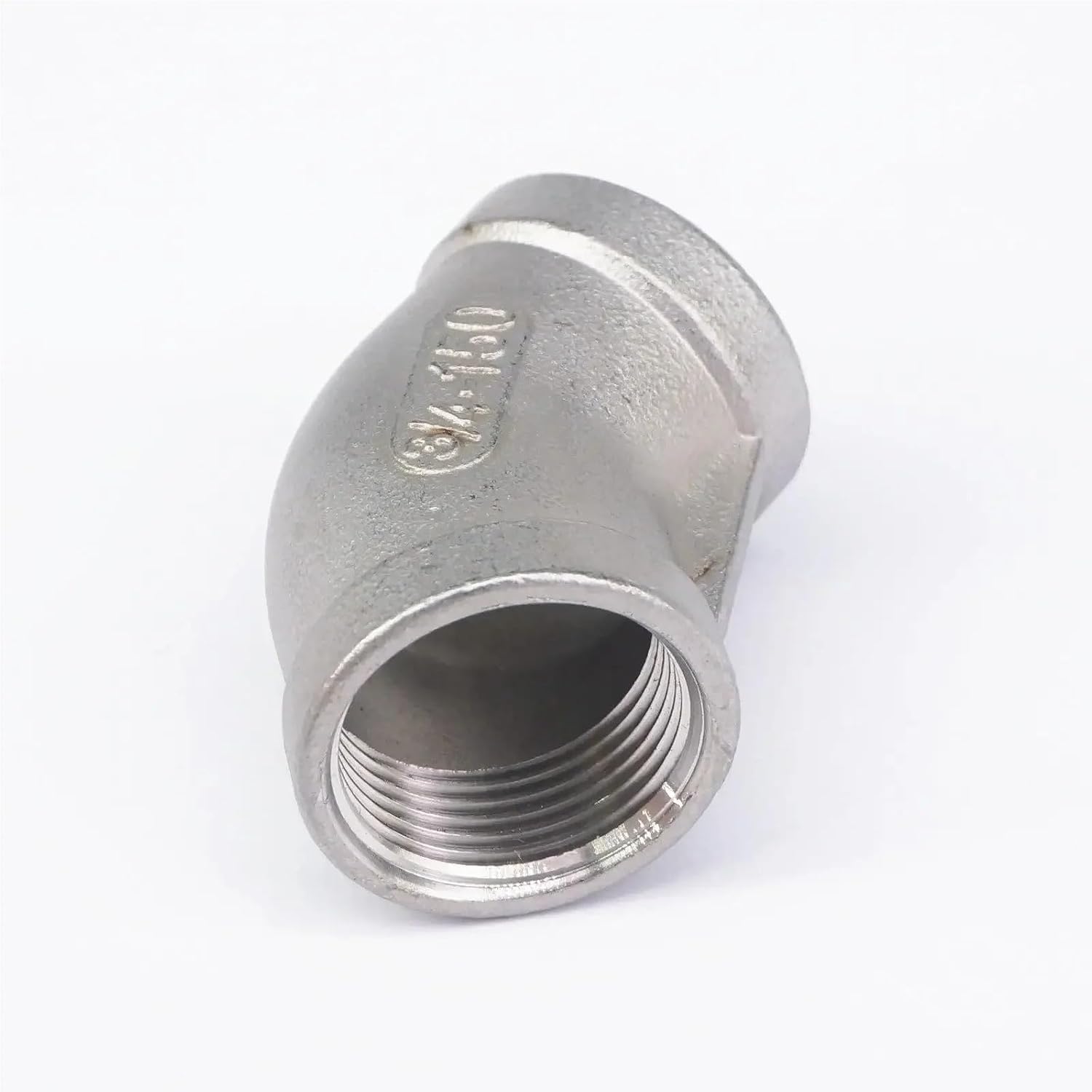 3/4" BSPT Female Thread 304 Stainless Steel 45 Degree Elbow Pipe Fitting Connector water oil air