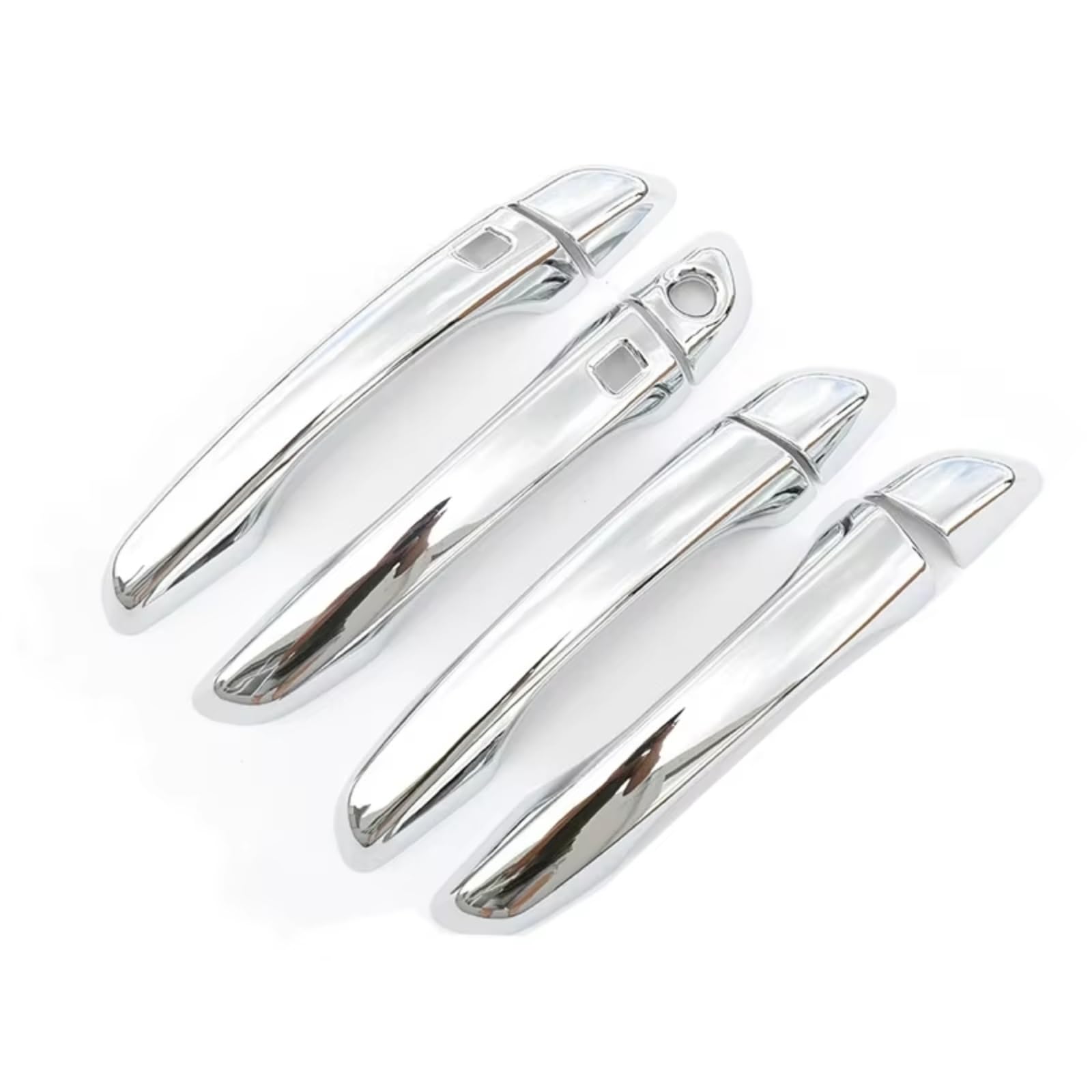 Qdzvalumv Smart Silver Car Door Handles Cover Shell Compatible With For Elantra For Avante 2017-2020 Car Exterior Door Handle Cover Decoration Styling Accessories Set(Smart Silver)