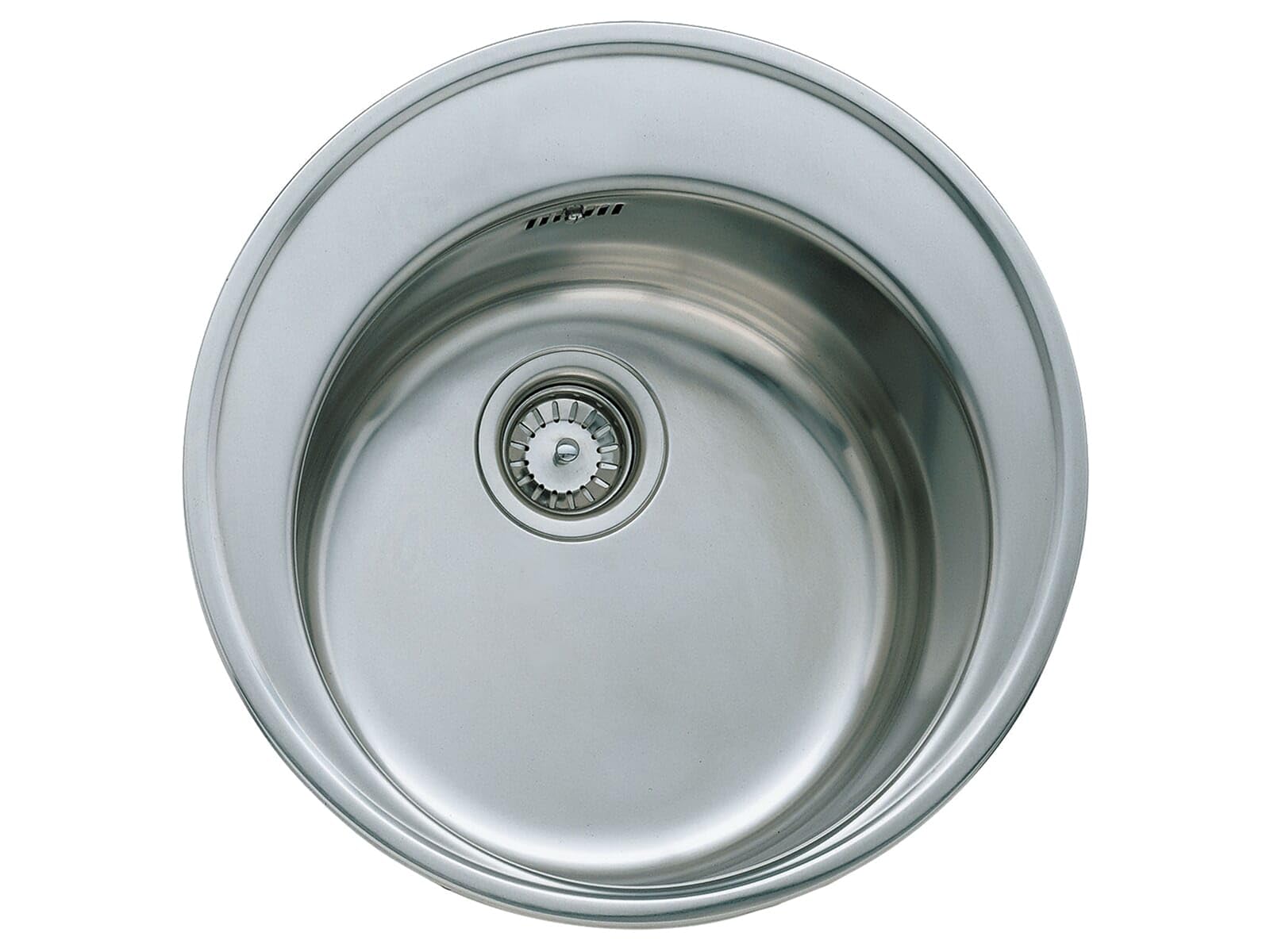 TEKA Fregadero Bajo Encimera 1 Cubeta en Acero Inoxidable 18/10, Profundidad 180mm, Válvula Canasta 3 ½”, Para Mueble de 45cm, Modelo Centroval 1C