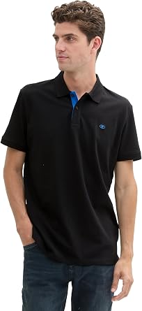 TOM TAILOR Herren Basic Piqué Poloshirt