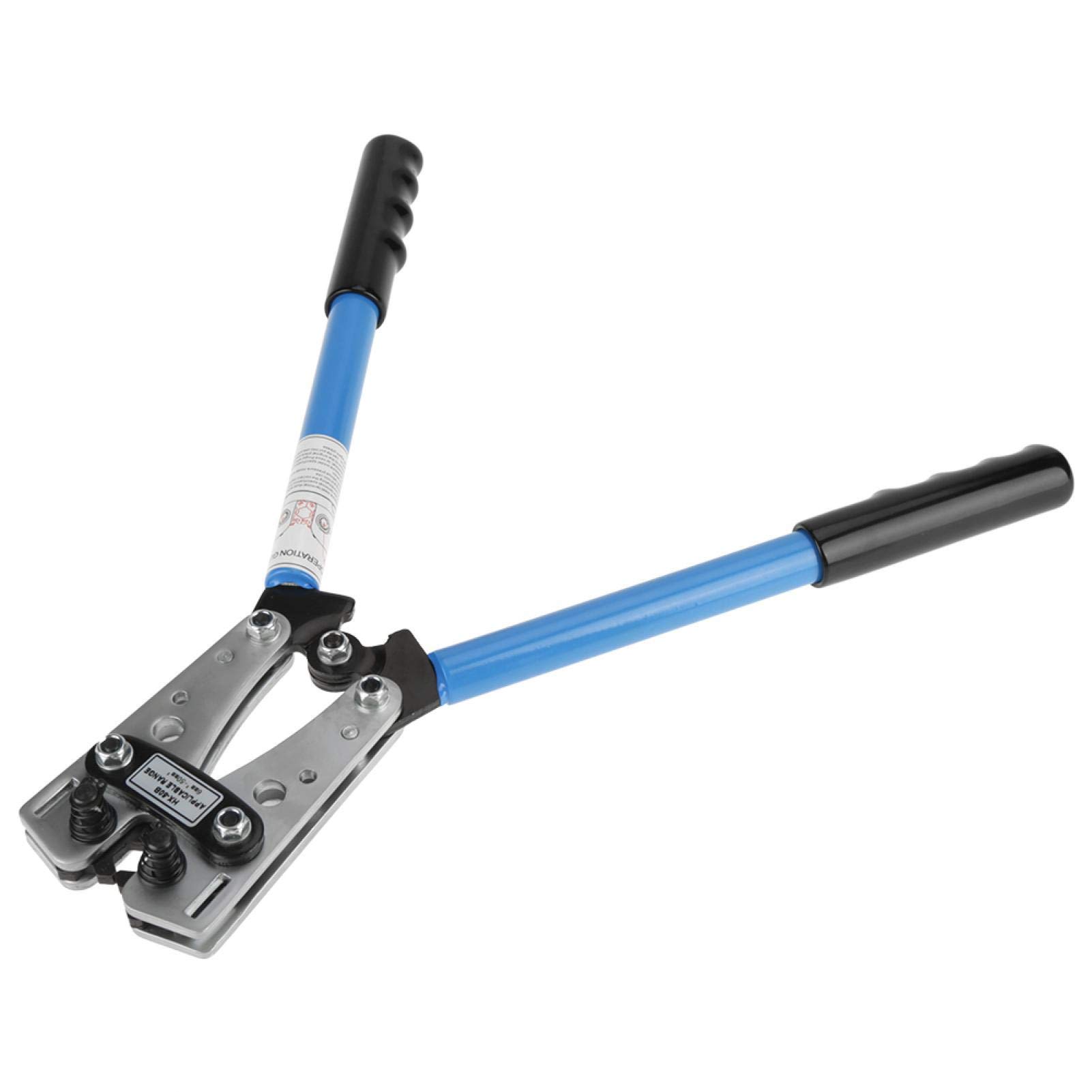 Crimpatura cavi, acciaio ad alto tenore di carbonio 6-50 mm² HX-50B Pinza pinza crimpatrice Capocorda capocorda Terminale esagonale Crimpatrice (blu)