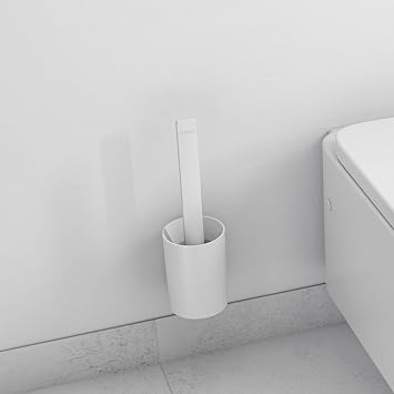 hansgrohe WallStoris Modern Tuvalet Fırçası Tutacağı, Mat Beyaz, 27927700