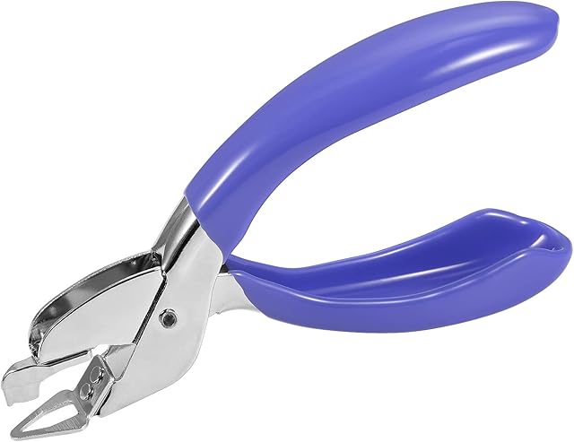 WIFUN Staple Removers, Heavy Duty Staple Pull Tool Family School Office Staple Remover Tool with Non-Slip Handle (Blue)