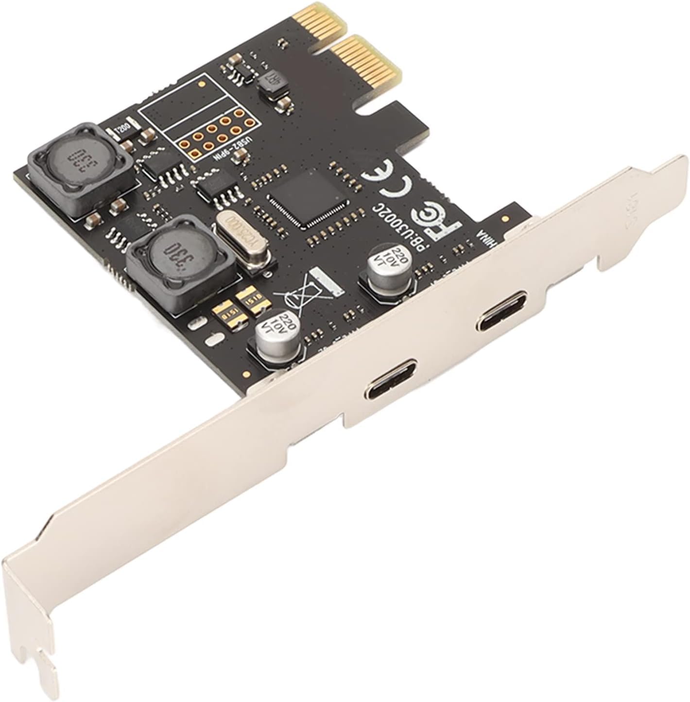 2 Ports PCI E to USB-C 3.0 Expansion Card, PCI E Type C Expansion Card Super Speed 5Gbps for Win 11/10/8.1/8/7/XP 7 and Linux-image-41