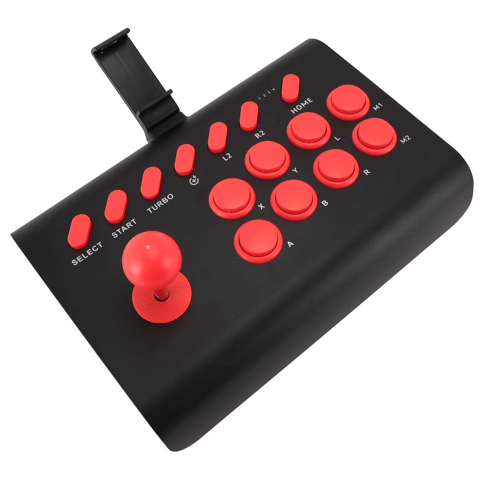 Tastiera per Giochi di Combattimento Tastiera Classica Antiscivolo con Regolazione della velocità Regolabile Joystick per Giochi di Combattimento per Interruttore (BLACK)