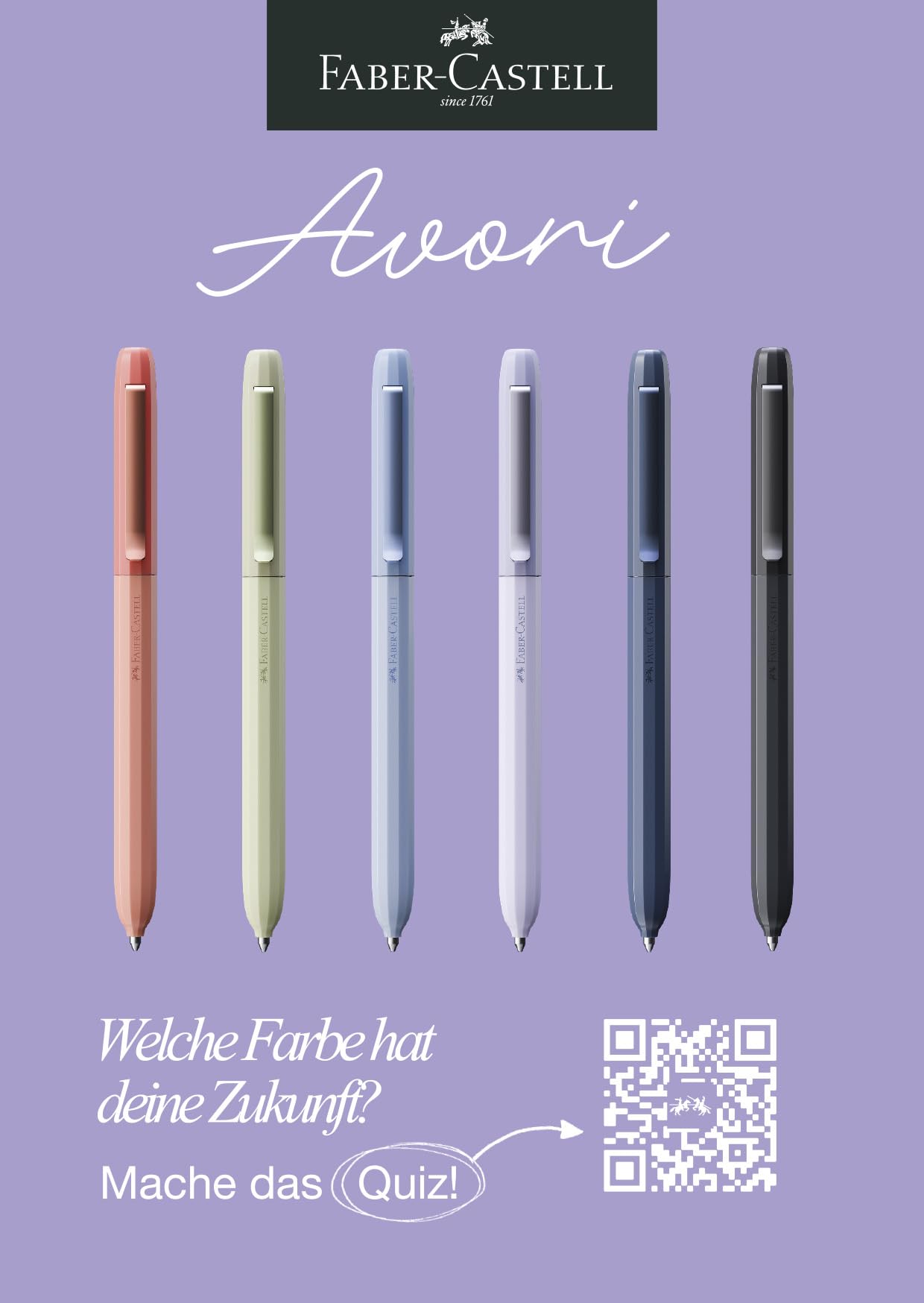FABER-CASTELL 140663 Avori Dream Weaver Długopis XB, permanentny wkład w etui na prezent