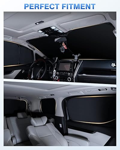 Miniatura 5 de Parasol para parabrisas para ChevroletChevy Trailblazer 2021-2023 2024, accesorios para ventana lateral y trasera, protección de privacidad,