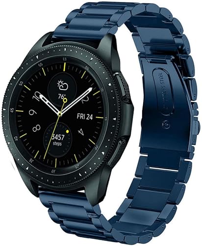 Miniatura 7 de SPINYE Correa compatible con Samsung Galaxy Watch 66 ClassicGalaxy Watch 55 Pro  44 ClassicGalaxy 3 1.614 in, correa de repuesto de metal de acero