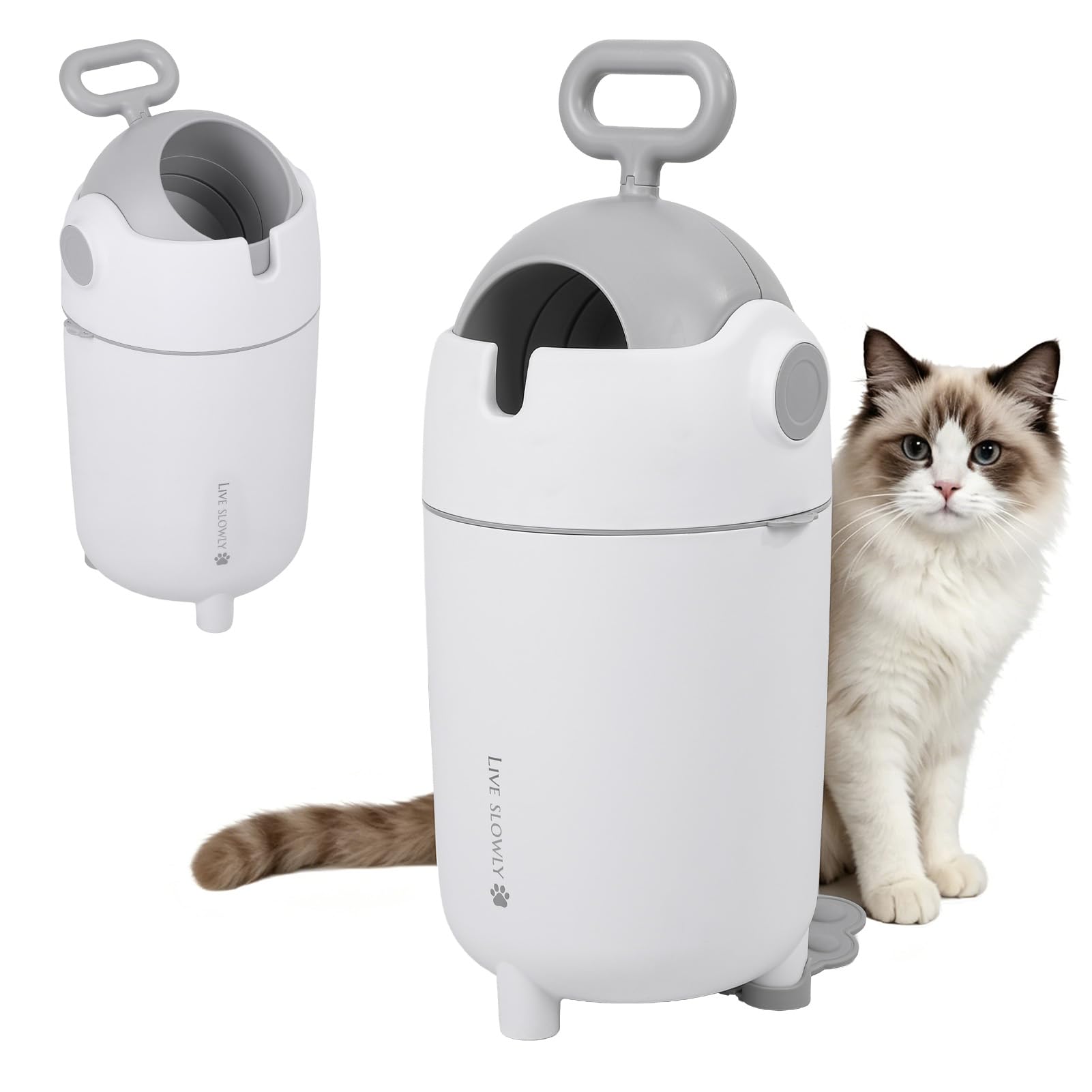 Windeleimer, geruchshemmend, 12 l, Cartoon-Design, ohne Nachfüllpackung