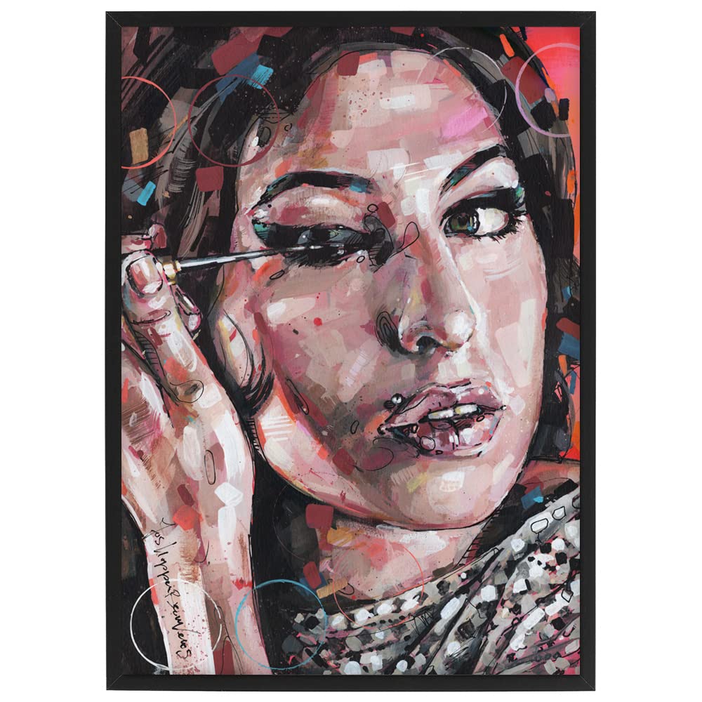 Jazz and Soul 02 Poster musicale 29,7 x 42 cm (A3) - incorniciato e firmato