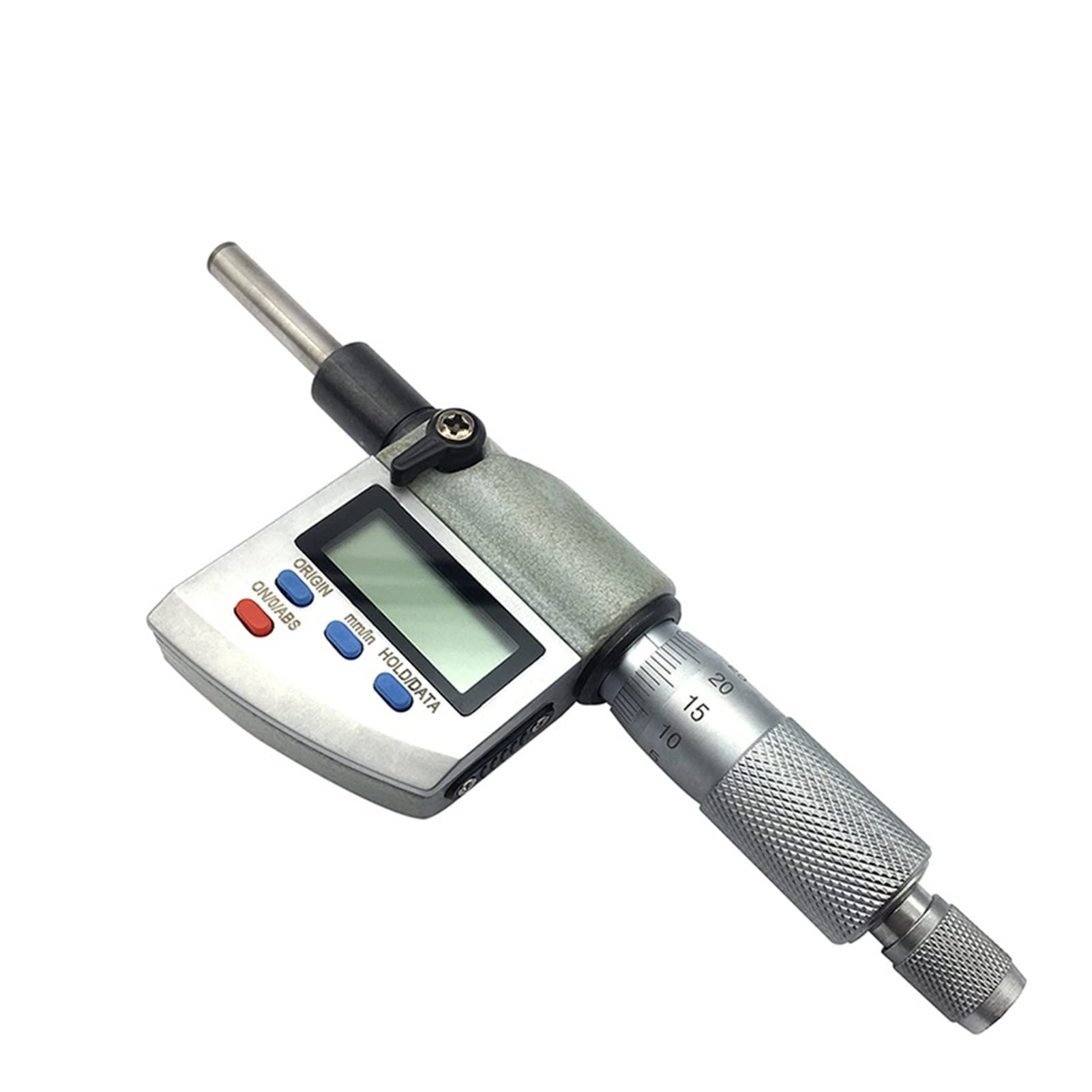Micrometro, Display Digitale Micrometri Testa 0-9,5 mm Microometro a Spirale 0.001MM Strumenti di misurazione ad Alta precisione Teste micrometrici(Precision)