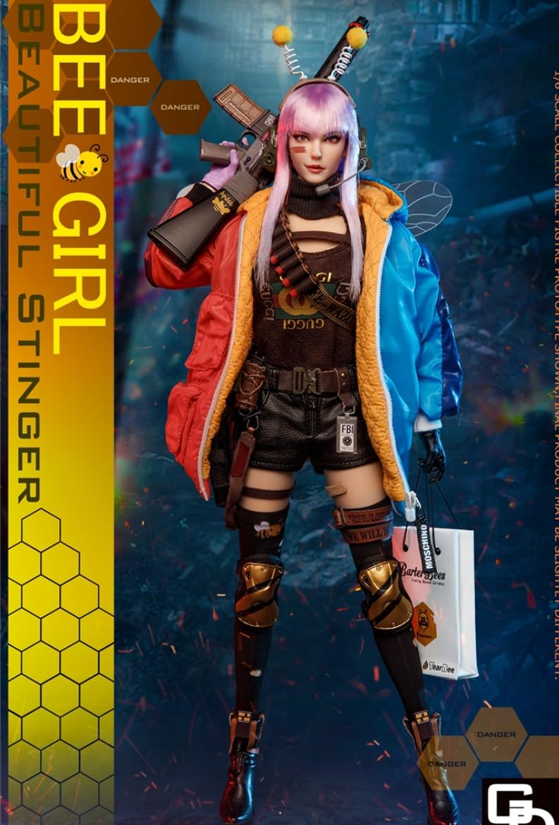 Amazon.com: GDTOYS Figure Full Set: End Bee Girl, 1:6 Scale Female