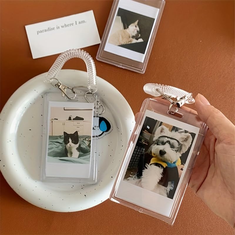 A2 Porte Cartes Avec Dessin Animé Coréen Kpop Polaroid, Boîte De Rangement Pour Album Photo, 40