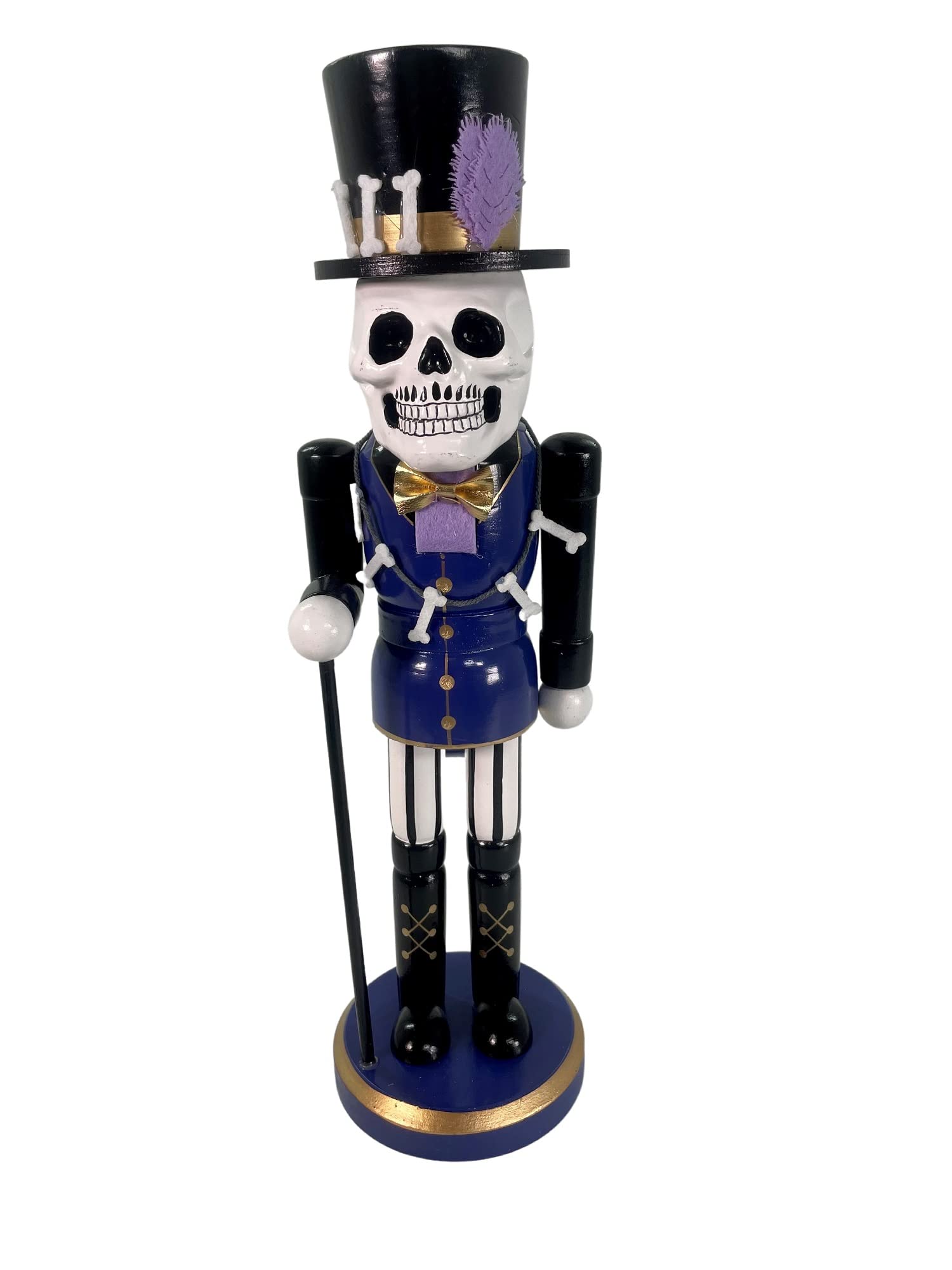Santa's Workshop Voodoo Nussknacker Figur, Weihnachten, 35,6 cm, Violett (70172)