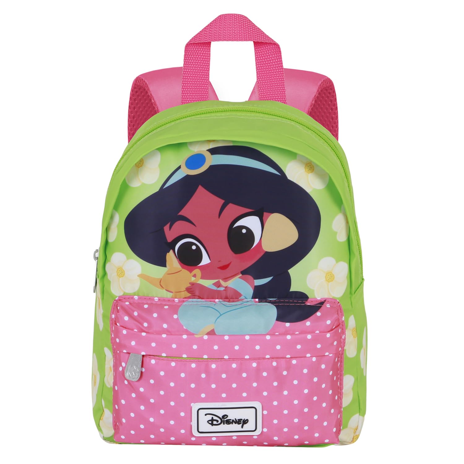 Disney Jasmine Lamp-Joy plecak przedszkolny, zielony, 22 x 27 cm, pojemność 5 l, Zielony jaśmin, Jeden rozmiar, Plecak szkolny Joy