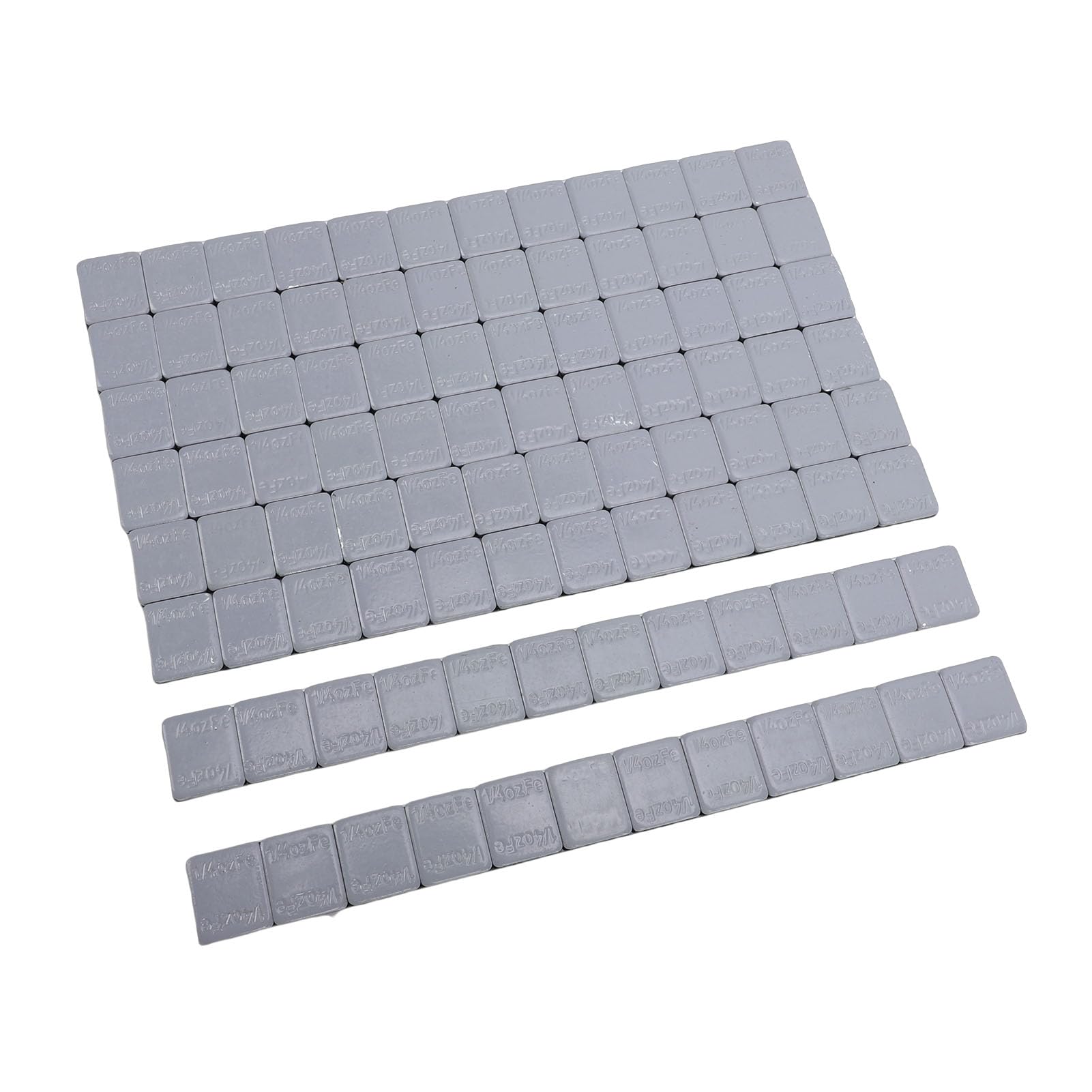 Pesas para ruedas Pesas para ruedas para balanceo de neumáticos Pesas adhesivas para ruedas Pesas para ruedas Alto rendimiento Adhesión fuerte Color gris 1/4 oz x 576 piezas p