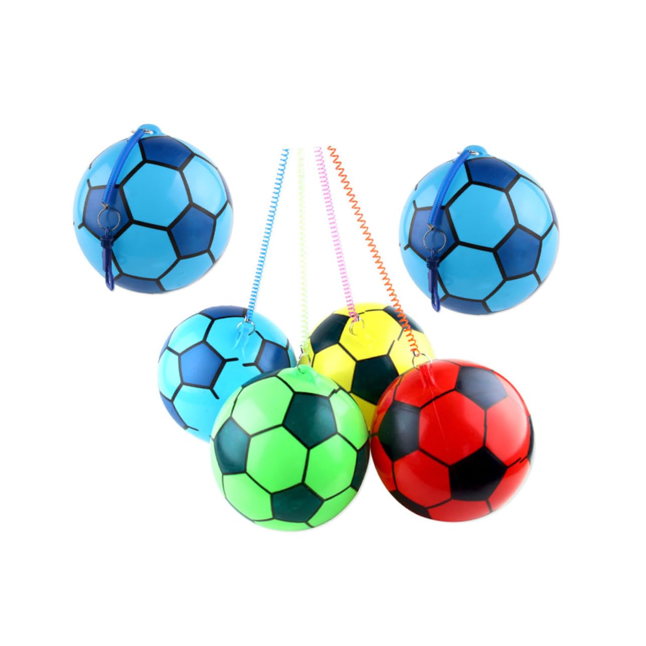 ERINGOGO 6pcs Football Soccer Waist Trainer Soccer Kick Trainer Soccer Trainer Ball Soccer Training Aids Soccer Ball Puffer Balls for Training Ball PVC Inflatable Child, 20CM, 645Z2F505KAM7ULD07B