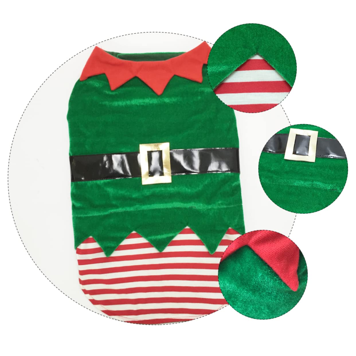 Didiseaon 2 Pz Costume Da Trasformazione Per Animali Domestici Maglione Per Cani Natale Costume Da Gatto Elfo Da Babbo Natale Per Animali Domestici Veste Animale Domestico