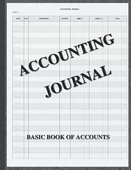 ACCOUNTING JOURNAL: Accounts book - Book of primary entry - 100 pages - 8.5x11