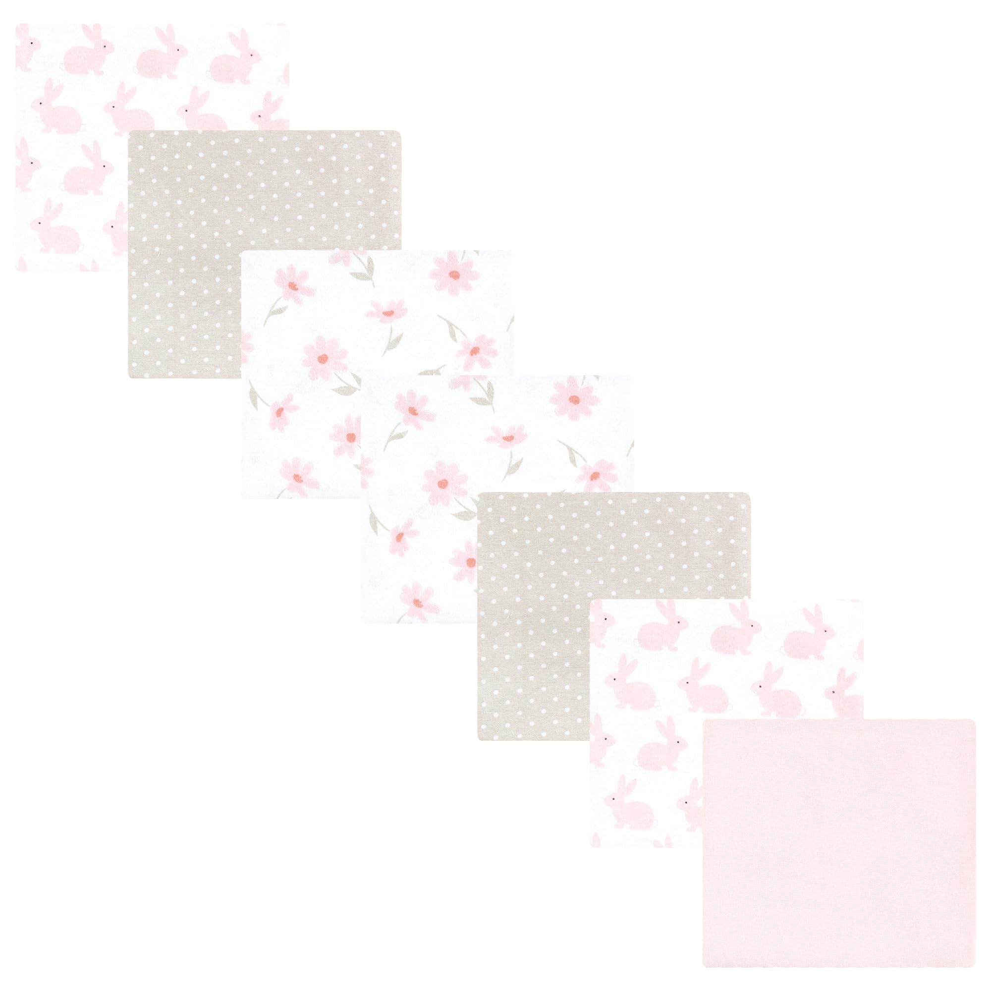 Luvable Friends Little Treasure Flannel Receiving Blankets 7pk