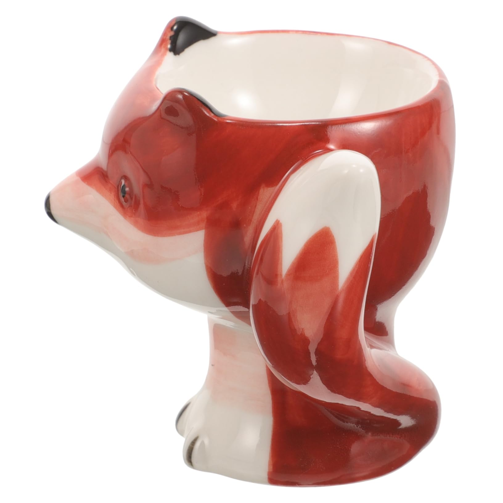 PRETYZOOM Ceramic Easter Egg Holder Decorative Egg Display Plate for Breakfast Stable and Adorable Storage Rack for Home Restaurant and Party Use Dishwasher Safe