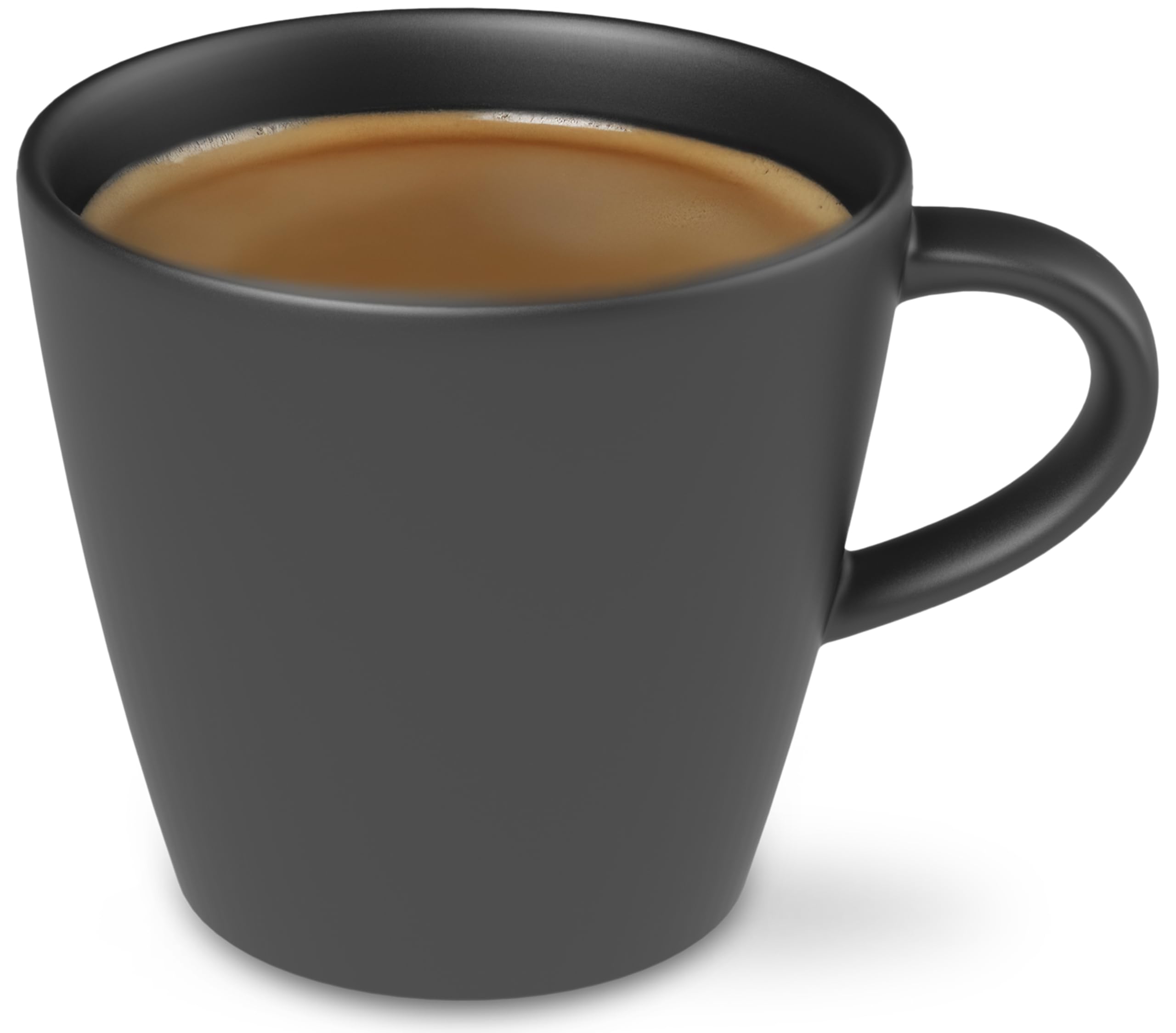 Villeroy & Boch Manufacture Rock filiżanka do mokki/espresso 100 ml, nadaje się do mycia w zmywarce, nadaje się do kuchenki mikrofalowej, czarna filiżanka do kawy mokki lub espresso, kubek do gorących