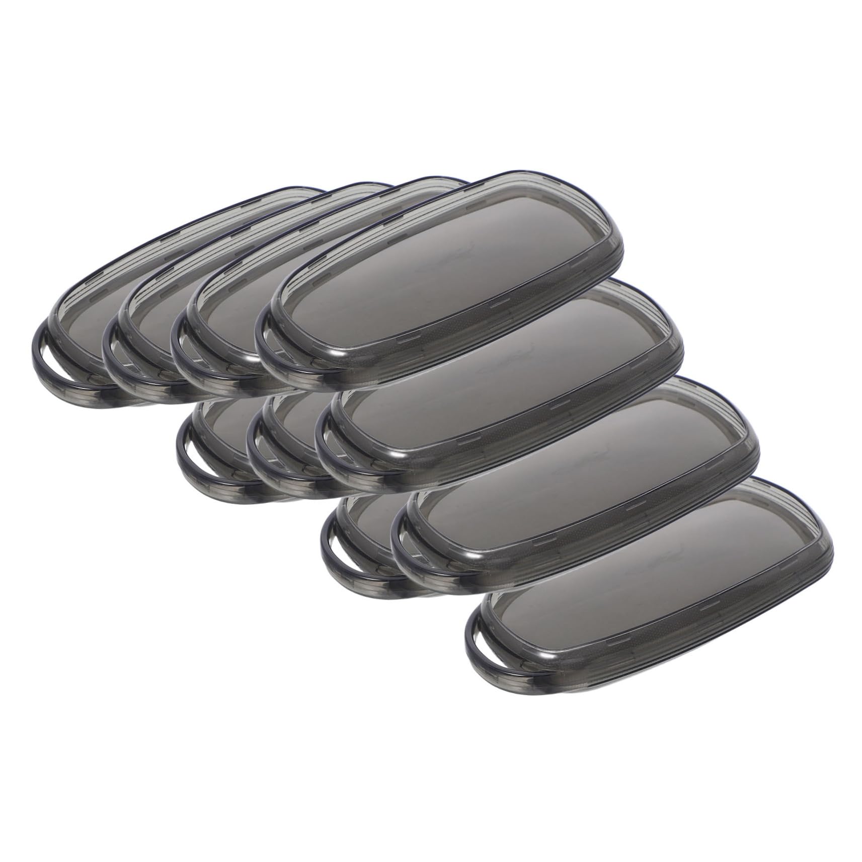 10piezas Funda para Llave de Coche Protector Resistente al Desgaste para Llavero Funda Protectora de Transparente Compatible con Control Remoto de Entrada de Vehículo