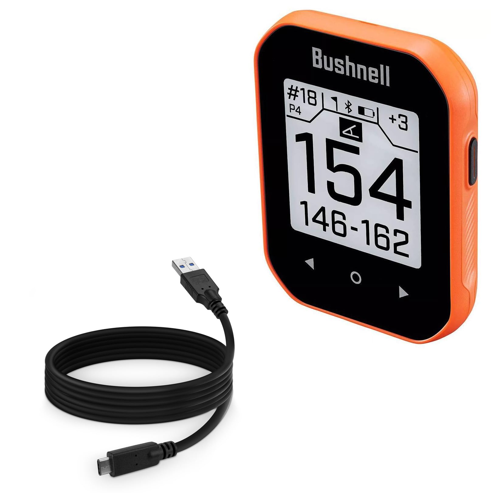 BoxWave Cable Compatible with Bushnell Phantom 3 Slope GPS - DirectSync - USB 3.0 A to USB 3.1 Type C, USB C Charge and Sync Cable - 6ft - Black