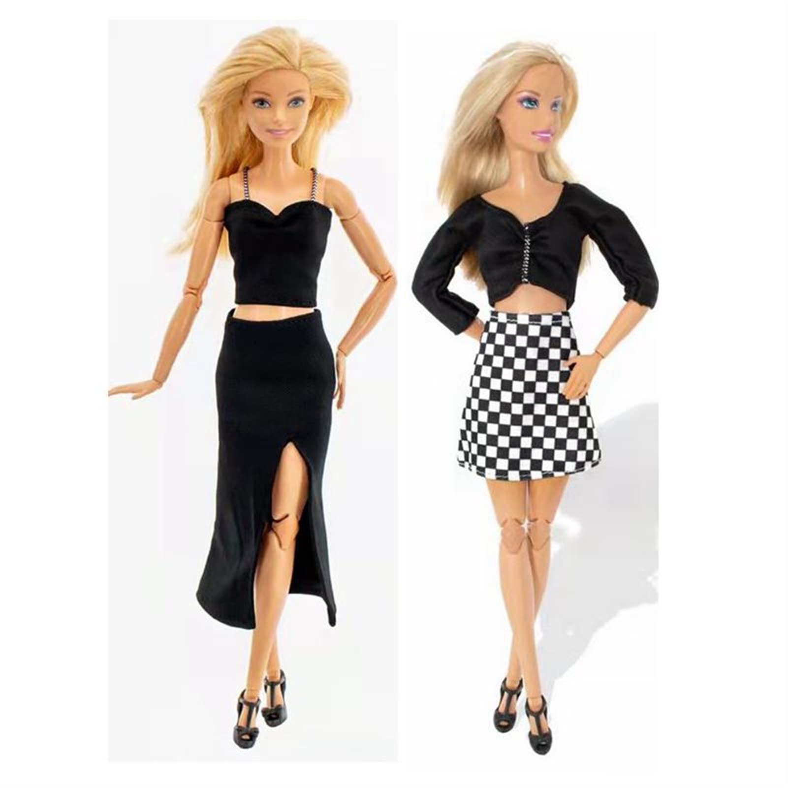 バービー 服 ♡ Amazon.co.jp: 1/6 b bバービー人形の服の服はバービードール衣装