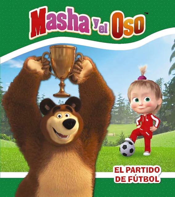 Portada de Masha y el Oso. El partido de fútbol