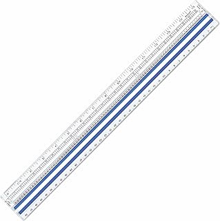 Westcott Data Processing Magnifying Ruler, Center Magnifier for One-Line Reading, Back-to-School, School Supplies, Classro