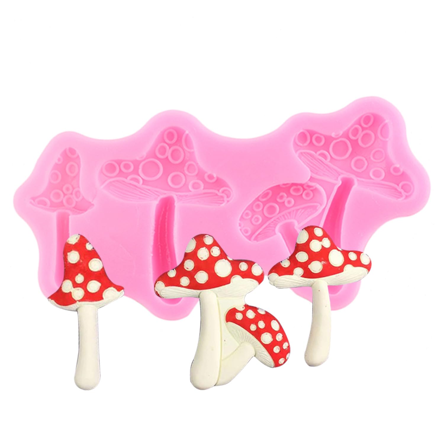 Kuchendekoration Zubehör XMOLDNMS Pilz Silikonform - Für Fondant,  Schokolade \u0026 Kuchendekoration Silikonform Pilz, image size:1500x1500