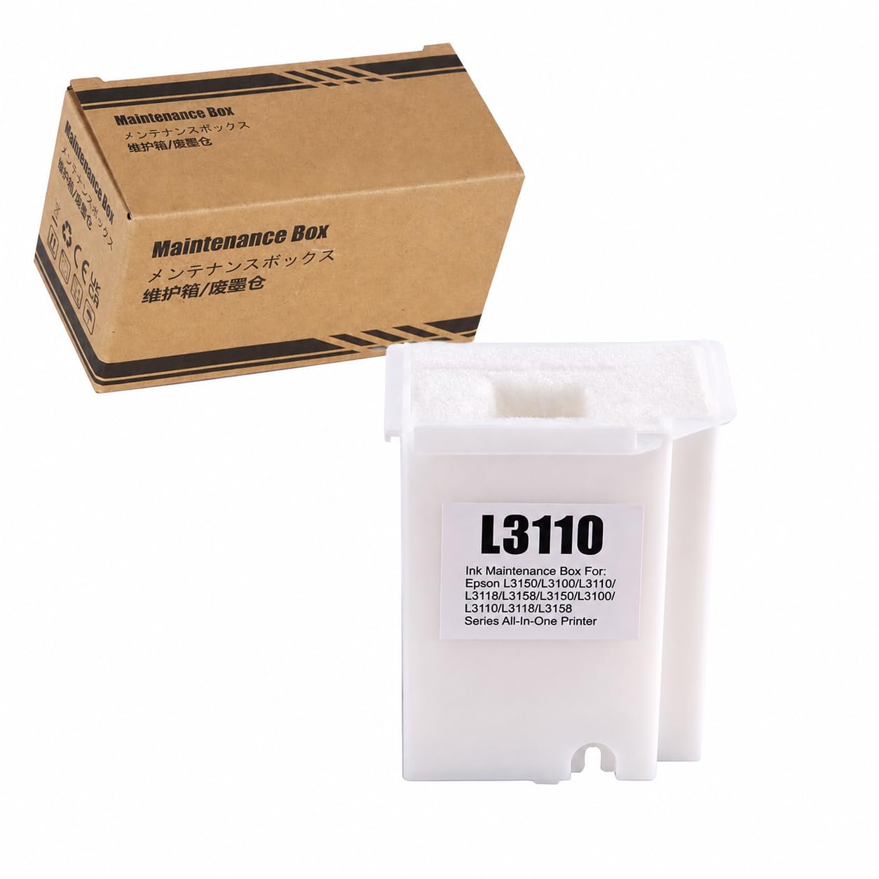 NexNova® L3110 Waste Ink Maintenance Box/Cartridge Compatible for EPSON L3110 / E-L3110 L3150, L3100, L3110, L3118, L3158