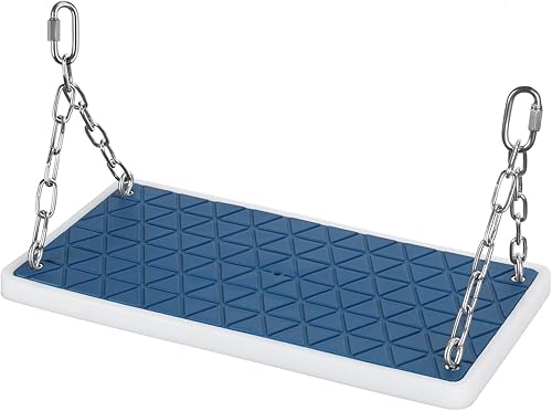 Miniatura 10 de Asiento de columpio resistente antideslizante con cuerda de árbol ajustable, accesorios de repuesto para niños, al aire libre, patio trasero, parque